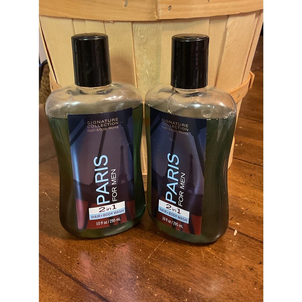 Bath‎ & Body Works Original Paris For Men 2 in 1 Hair + Body Wash 10 Fl. Oz.